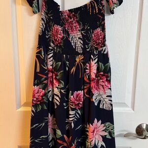 Floral Off-Shoulder Dress